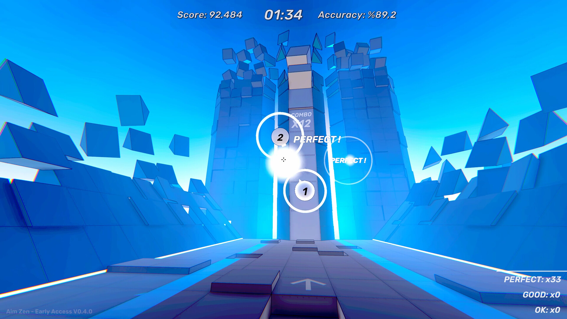 Aim Zen - Rhythmic Aim Trainer screenshot 1
