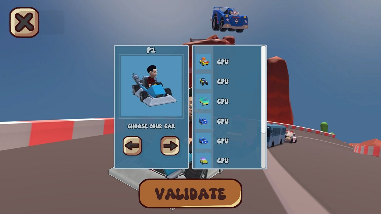 Super Kart Mini Car Race screenshot 2