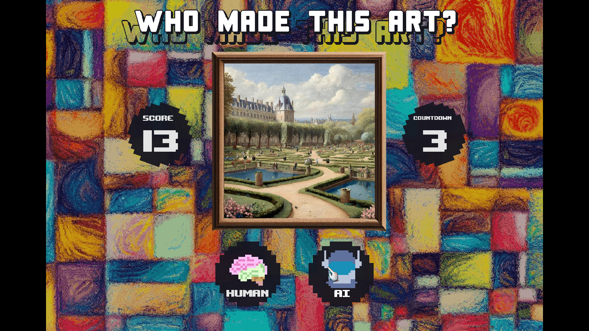 Who made this art? Human or AI screenshot 1