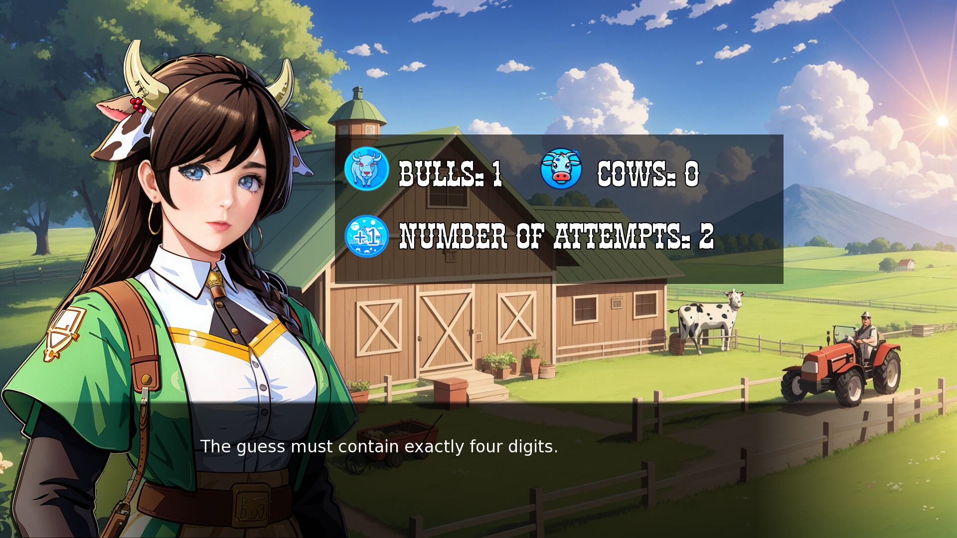 Bulls and Cows - Wild West screenshot 1