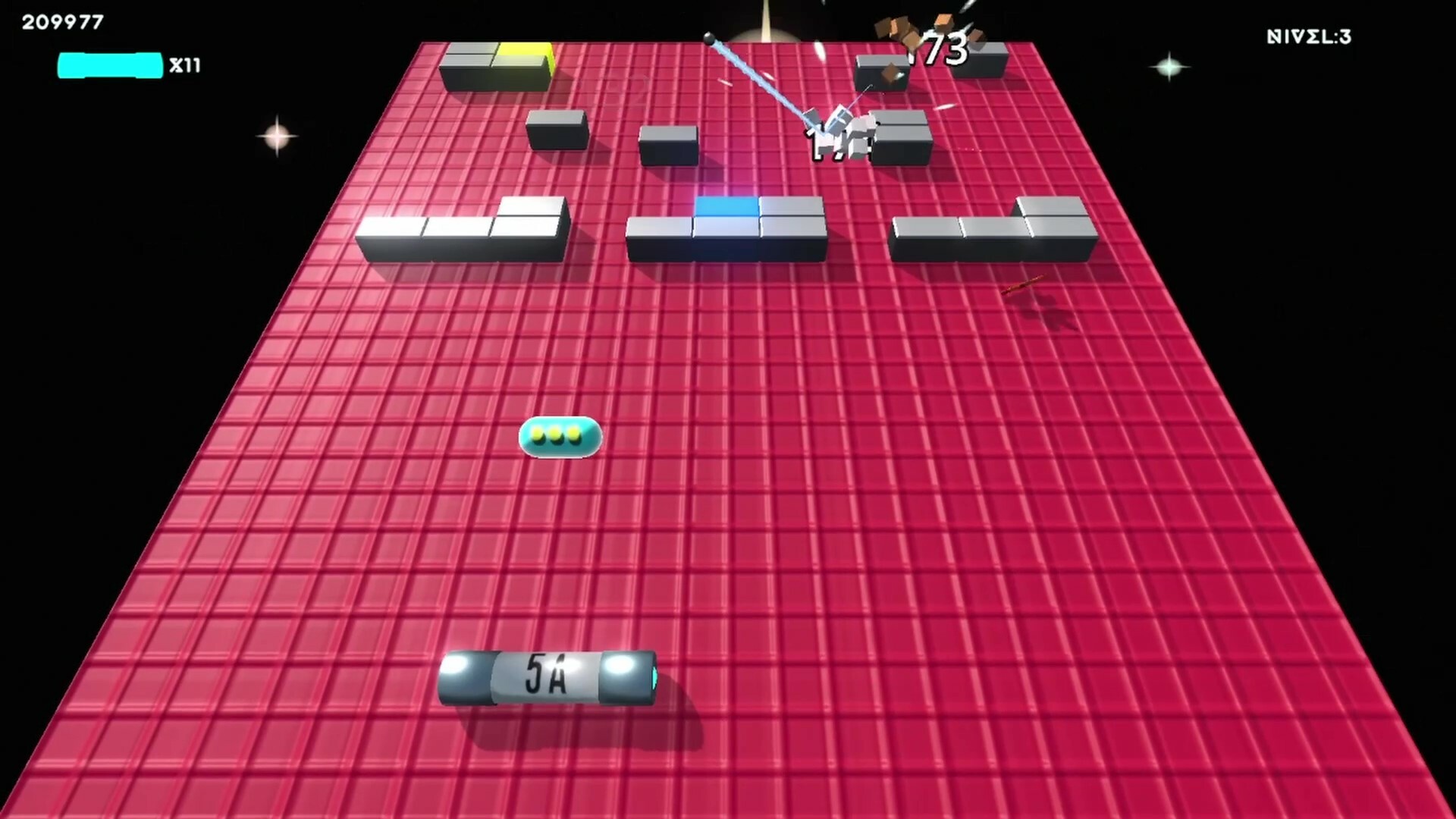 Breakthrough Mars – Retro Arcade Brick Breaker on Mars screenshot 3