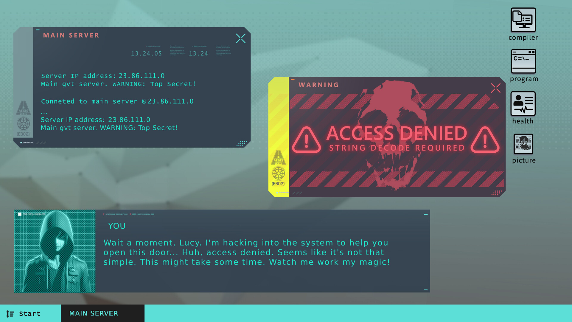 Shadow Code: Lucy screenshot 1