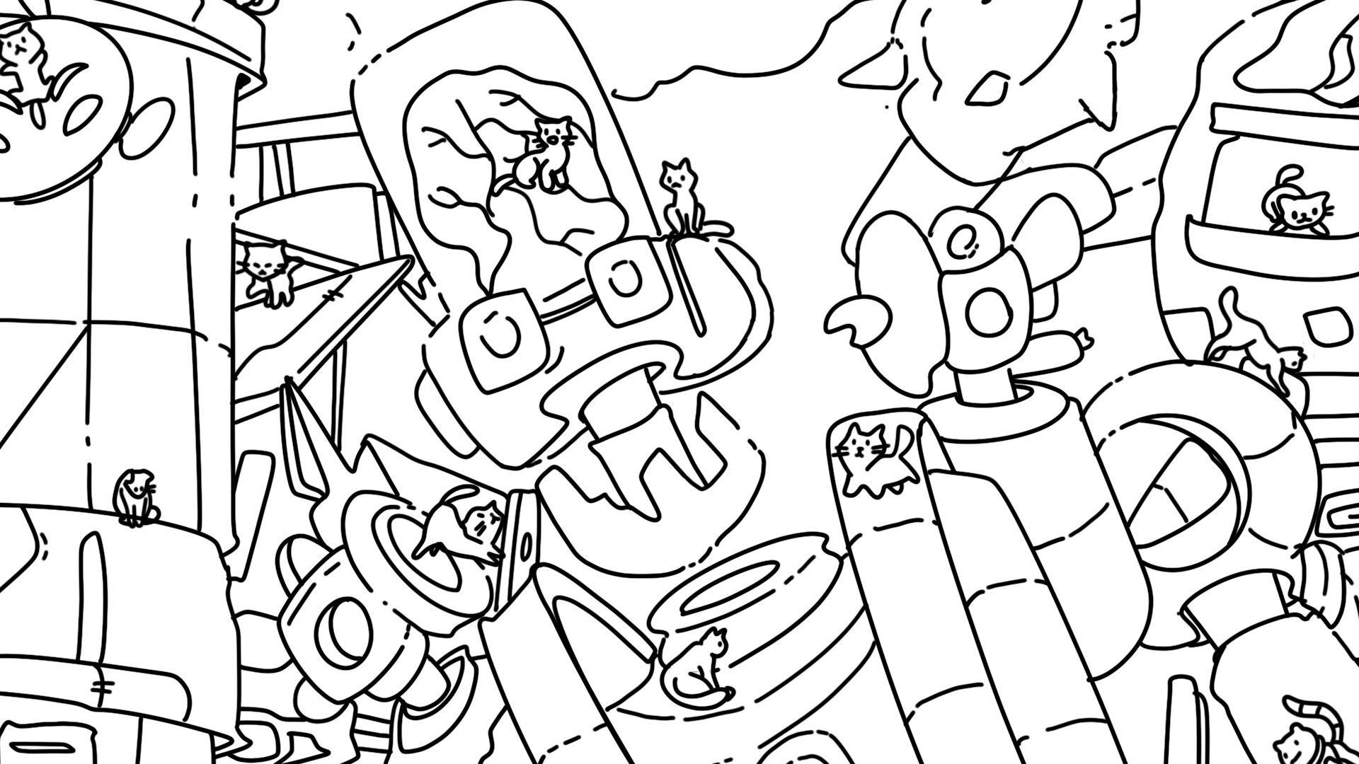 100 Robo Cats screenshot 1