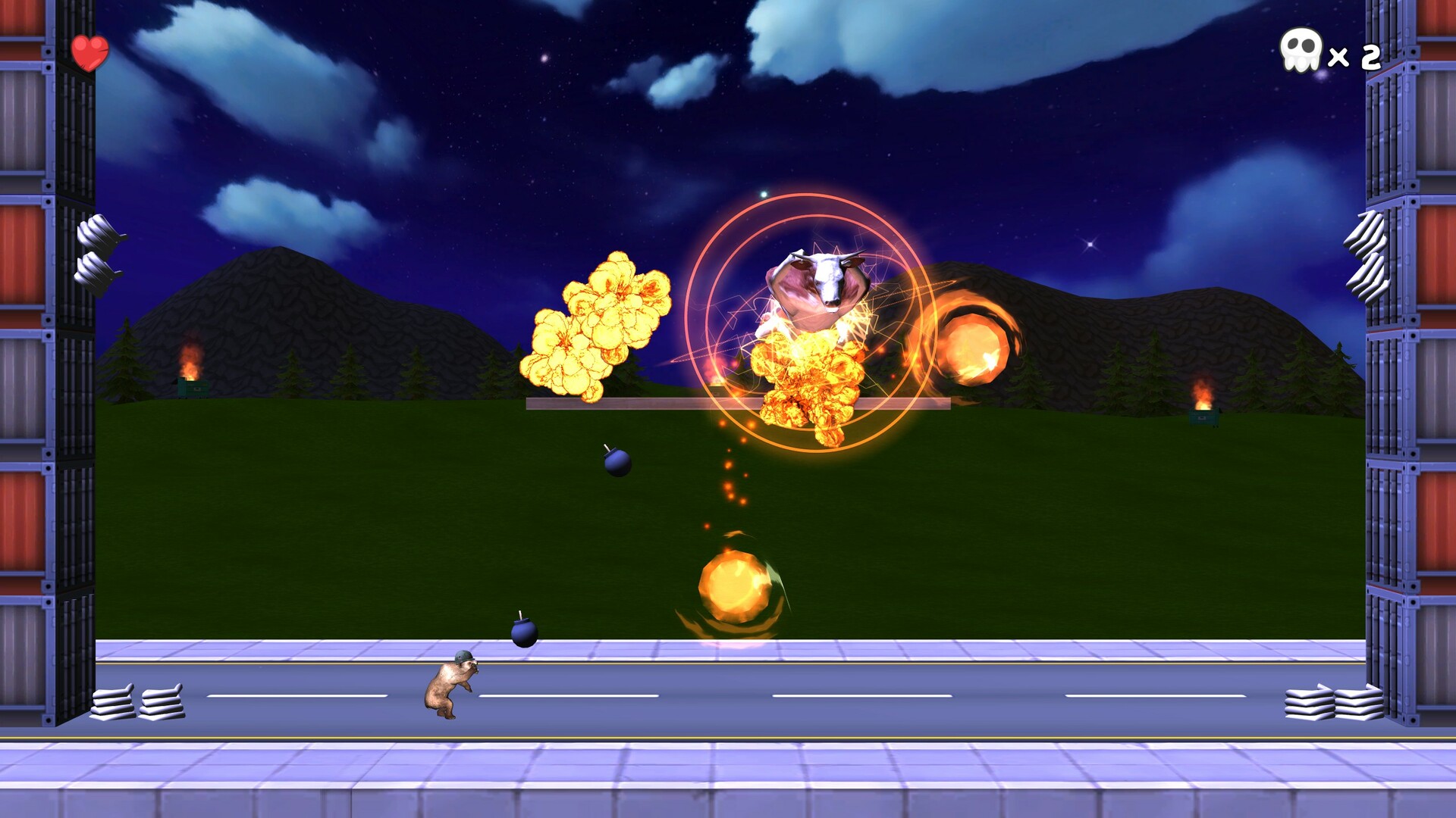 Epic Dumpster Bear 1.5 DX: Dumpster Fire Rebirth screenshot 2