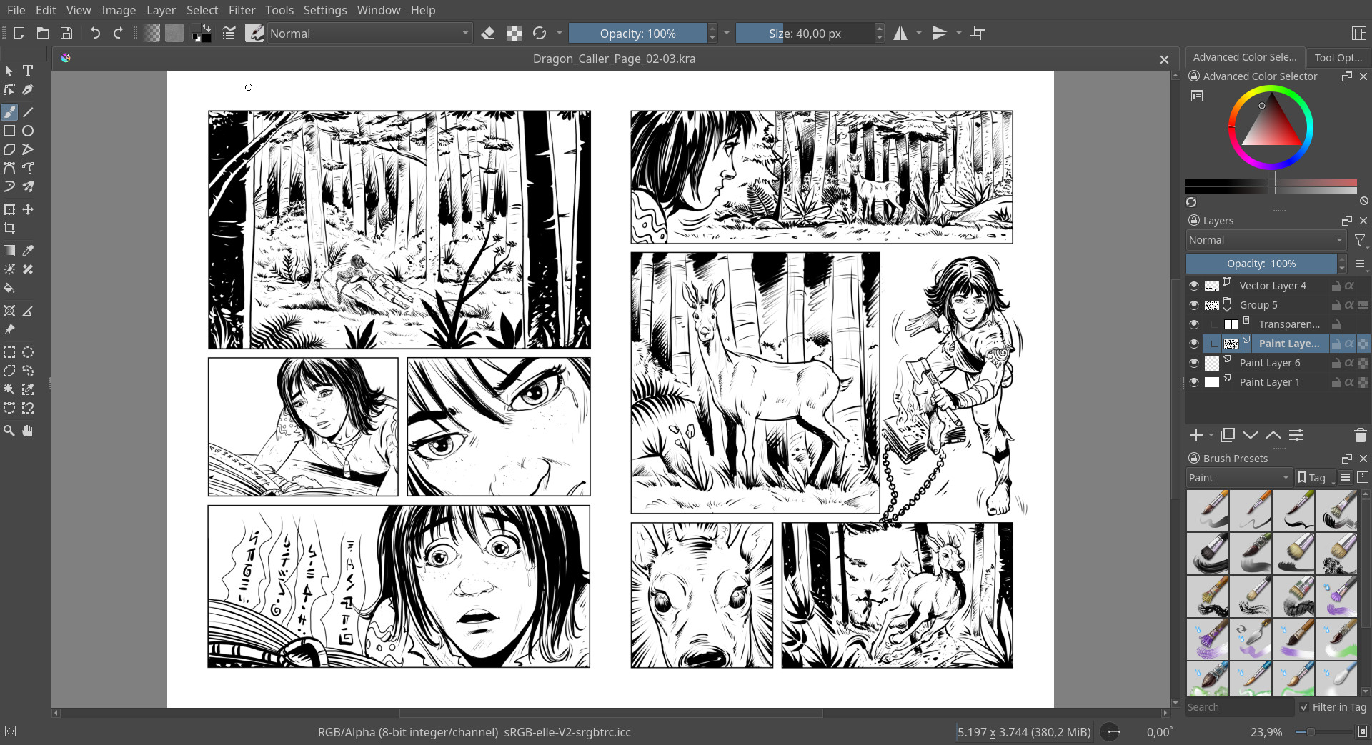Krita screenshot 2