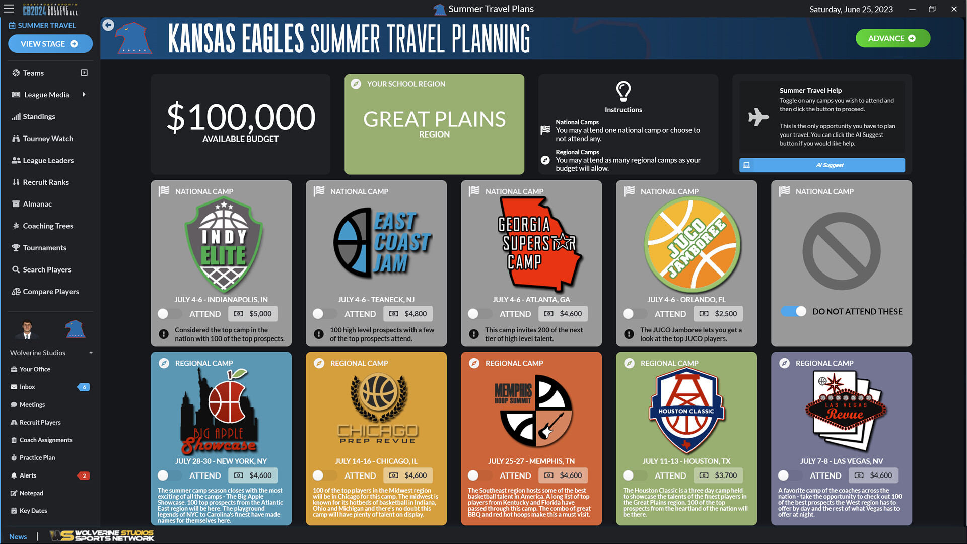 Draft Day Sports: College Basketball 2024 screenshot 5