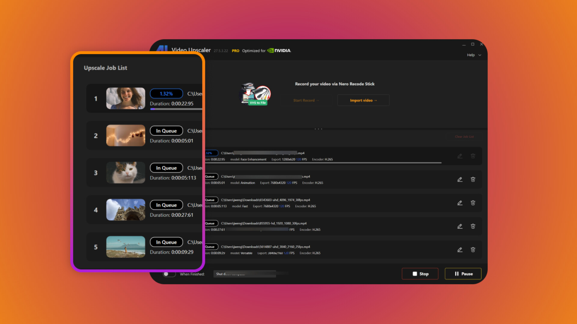 Nero AI Video Upscaler screenshot 8