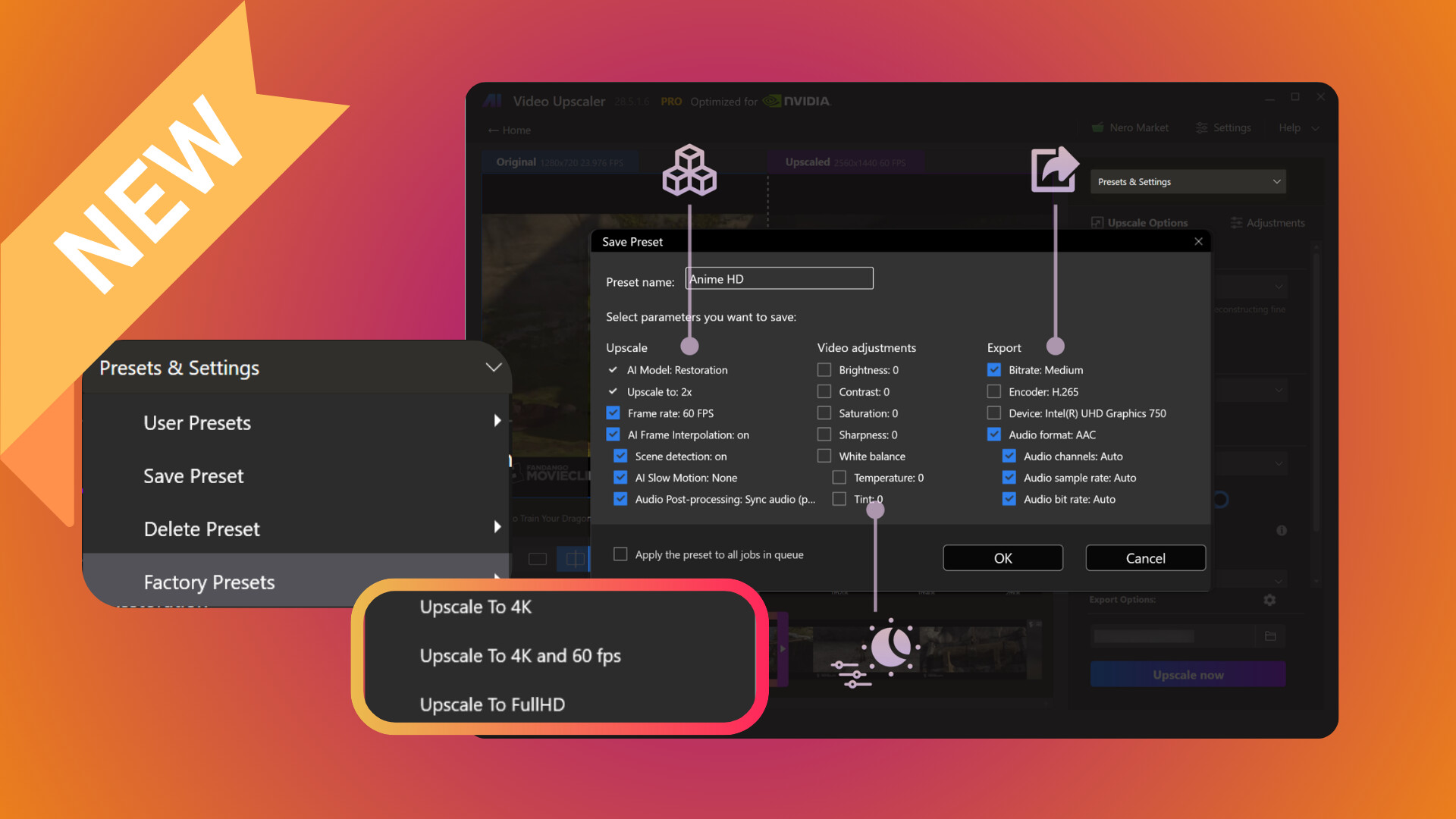 Nero AI Video Upscaler screenshot 2