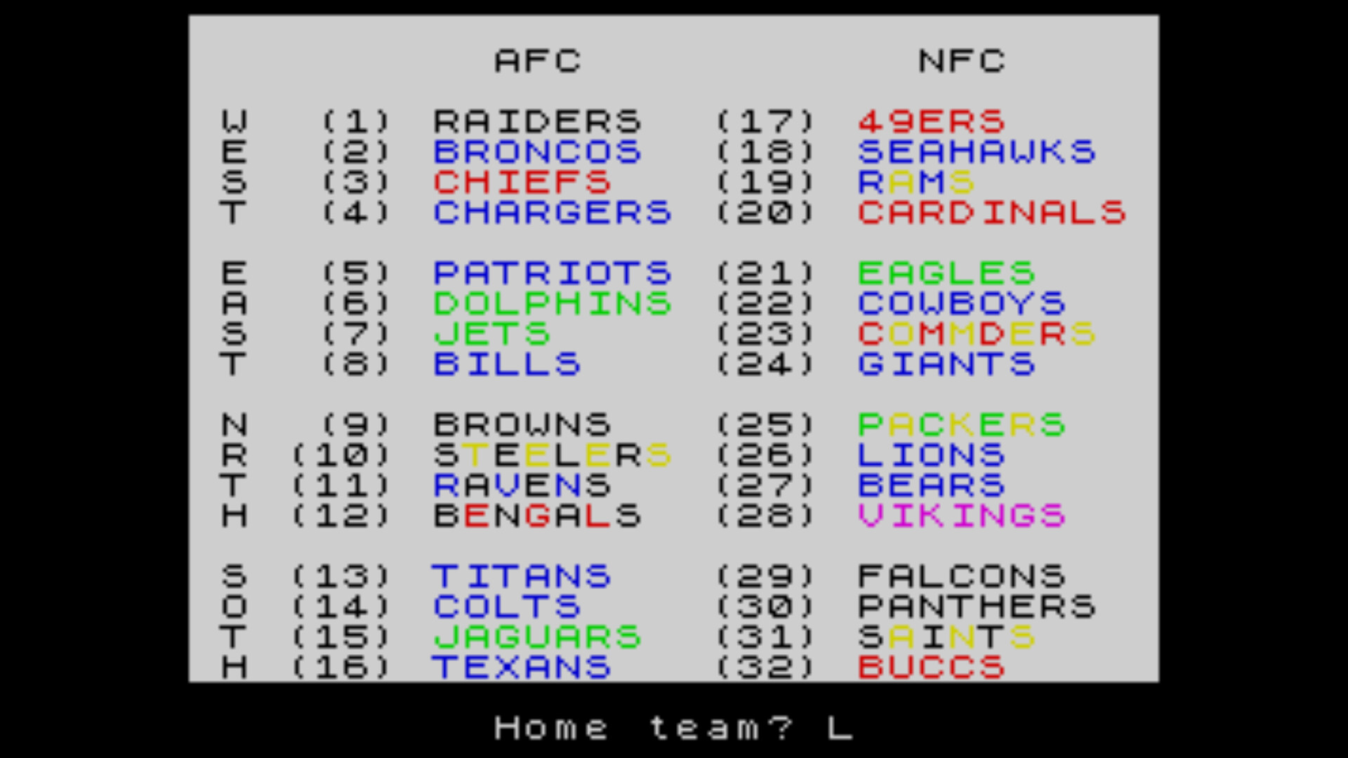 Speed NFL screenshot 1