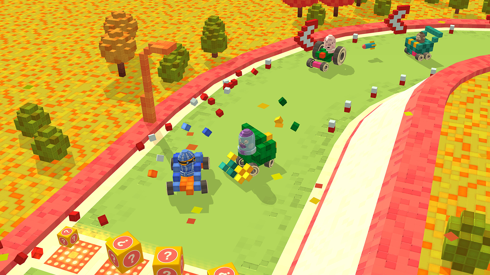 Pixel Car Racing: Blocky Crash screenshot 3