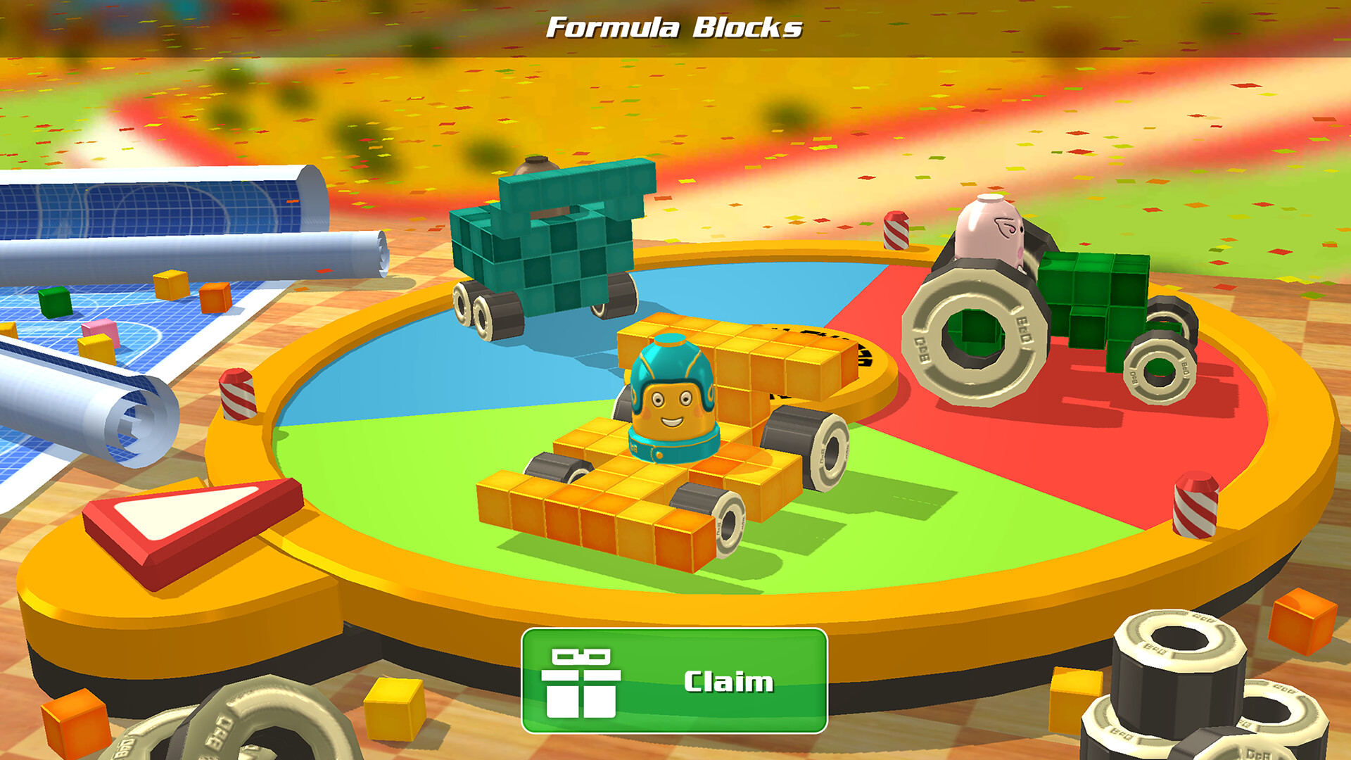 Pixel Car Racing: Blocky Crash screenshot 2