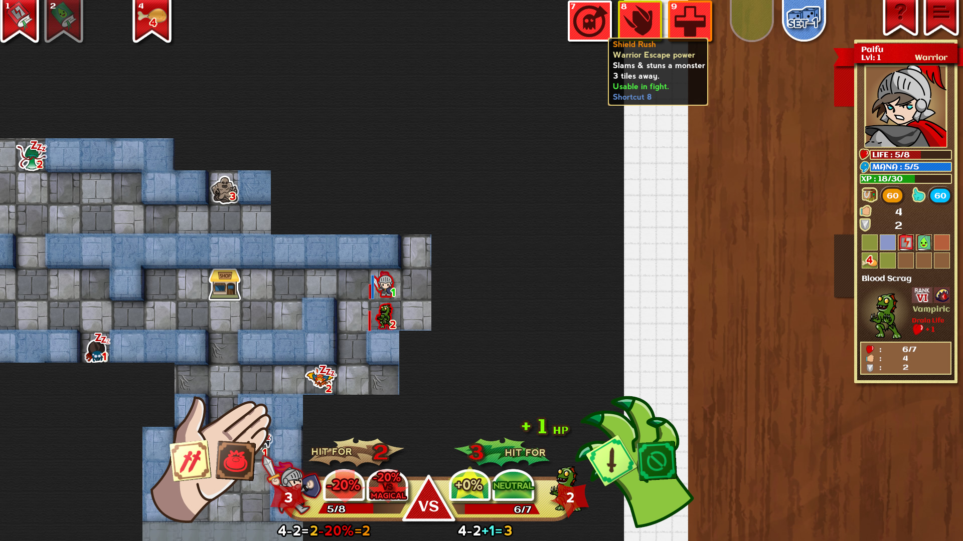 Paper Dungeons screenshot 2