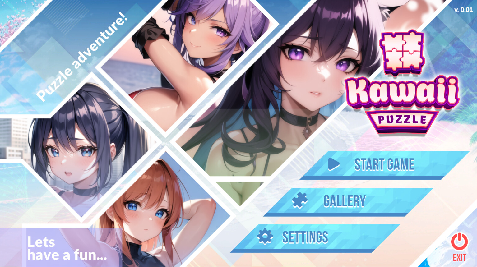 Kawaii Puzzle: Girl Adventure ๐ธ๐ screenshot 1