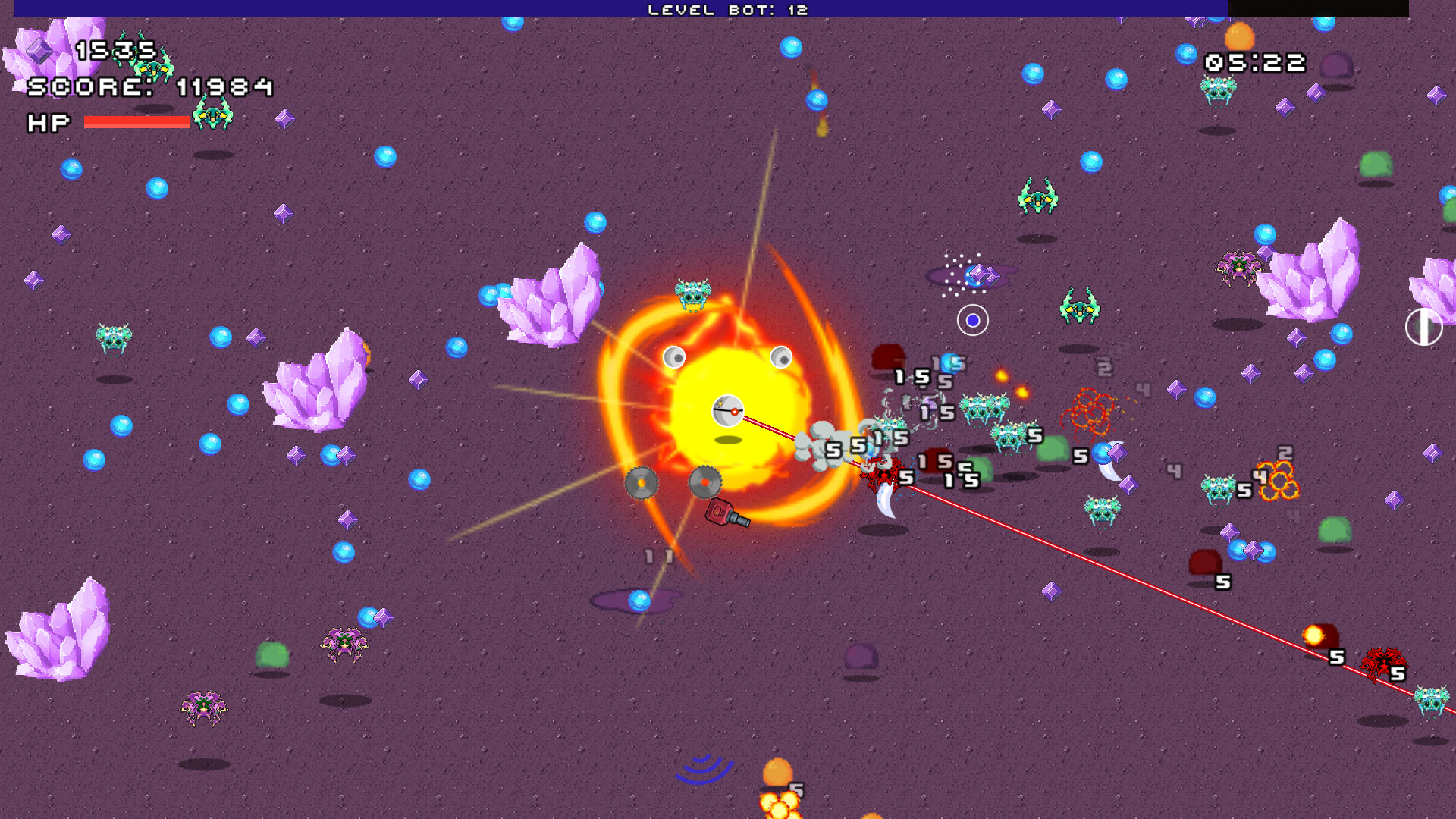 ATOMIC BOT: SURVIVOR ON PLANETS screenshot 2