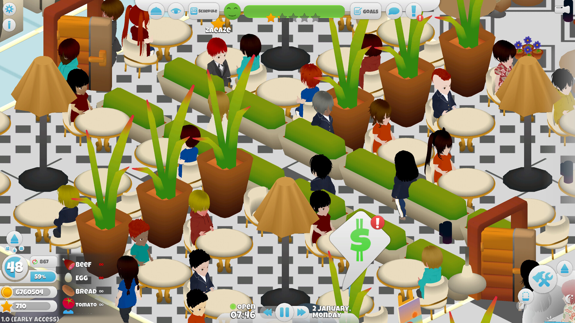 Mattami Restaurant & Cafe Tycoon screenshot 2