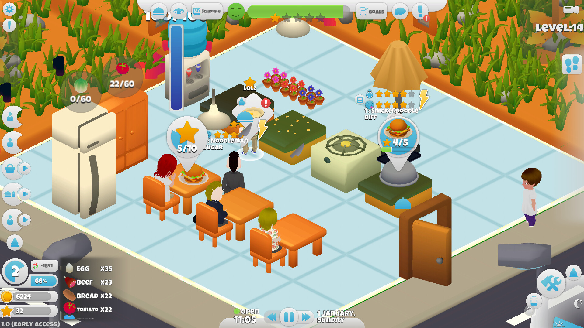 Mattami Restaurant & Cafe Tycoon screenshot 1