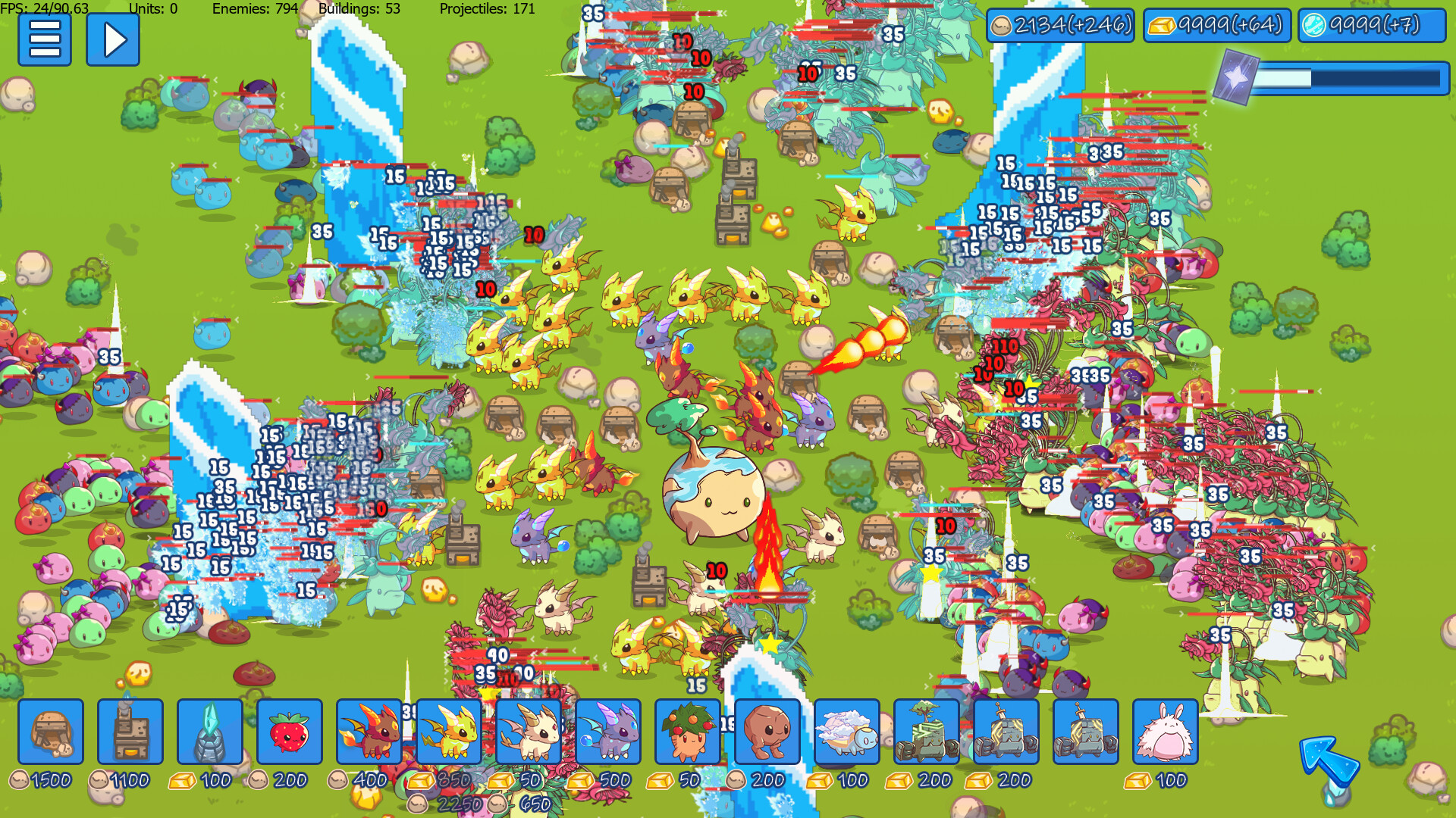 Milky Way TD SURVIVORS AUTOBATTLER RTS screenshot 1