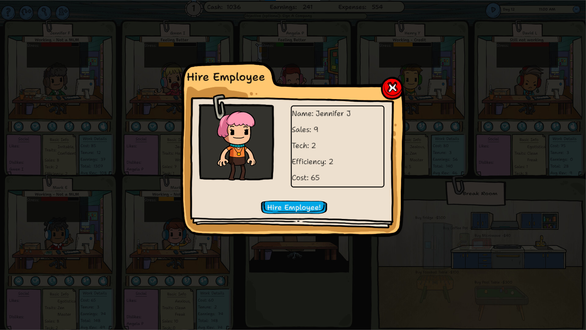 Call Center Tycoon screenshot 2