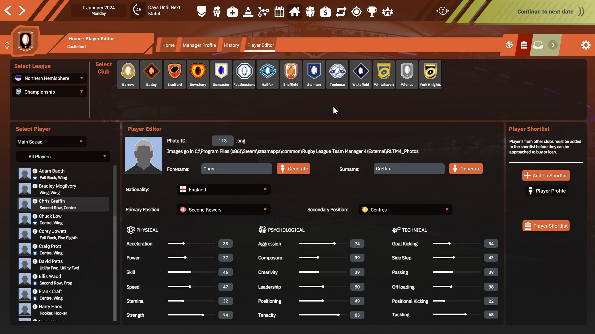 Rugby League Team Manager 4 screenshot 7