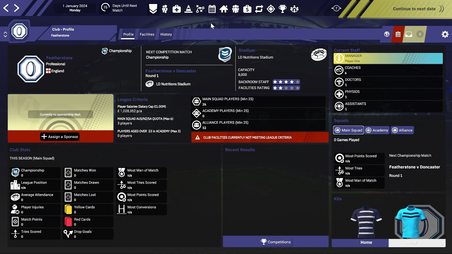 Rugby League Team Manager 4 screenshot 9