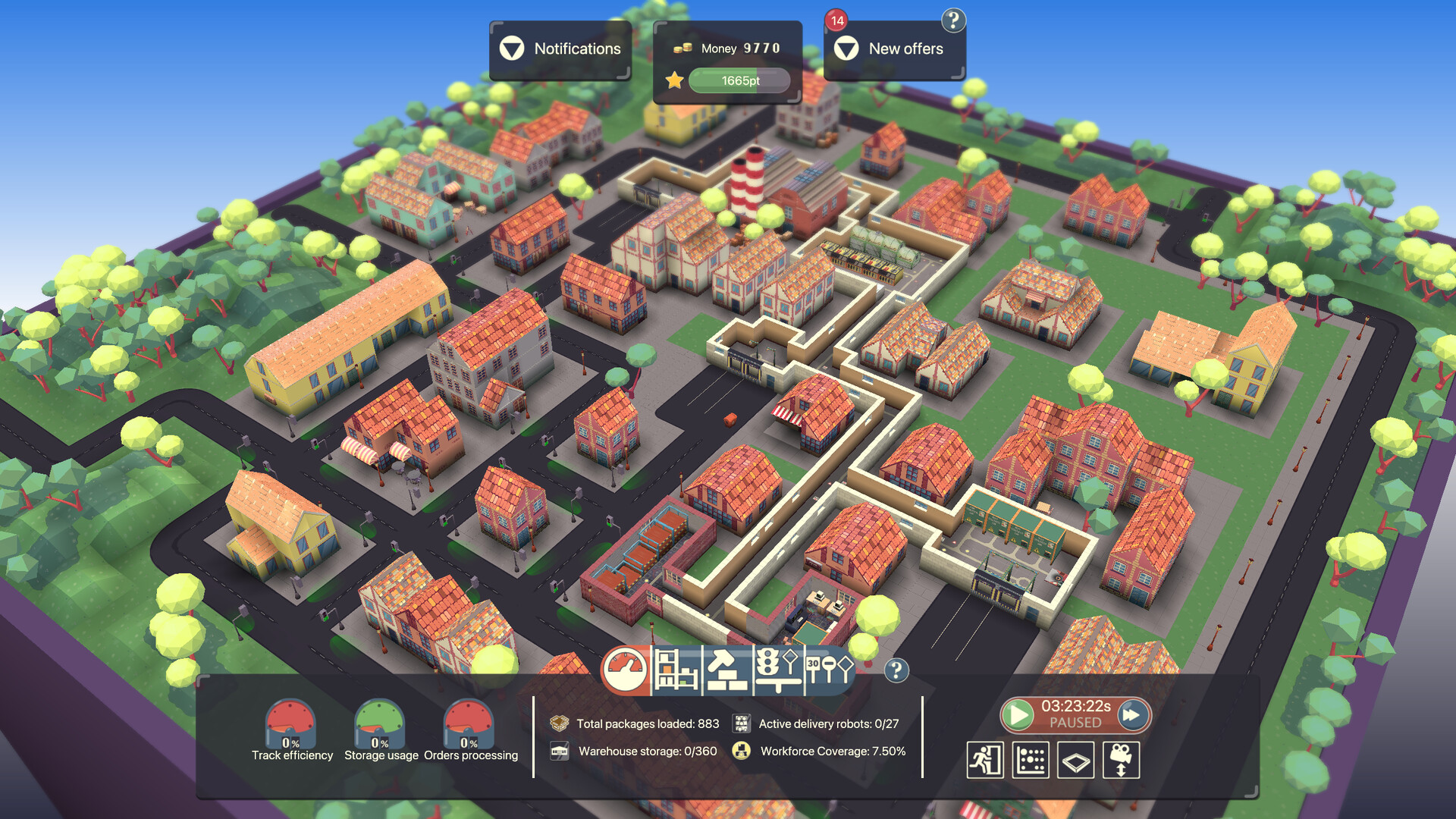 Warehouse Bots screenshot 1