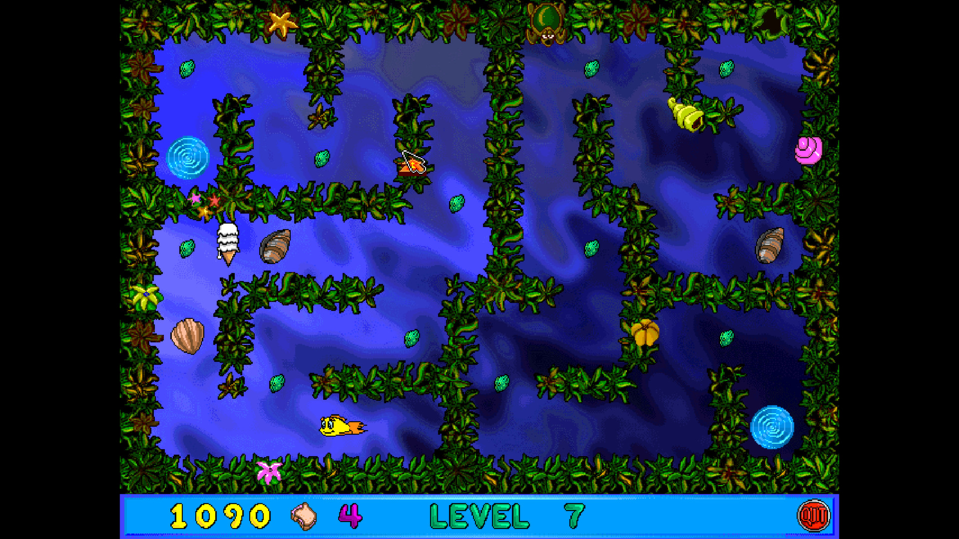Freddi Fish and Luther's Maze Madness screenshot 2