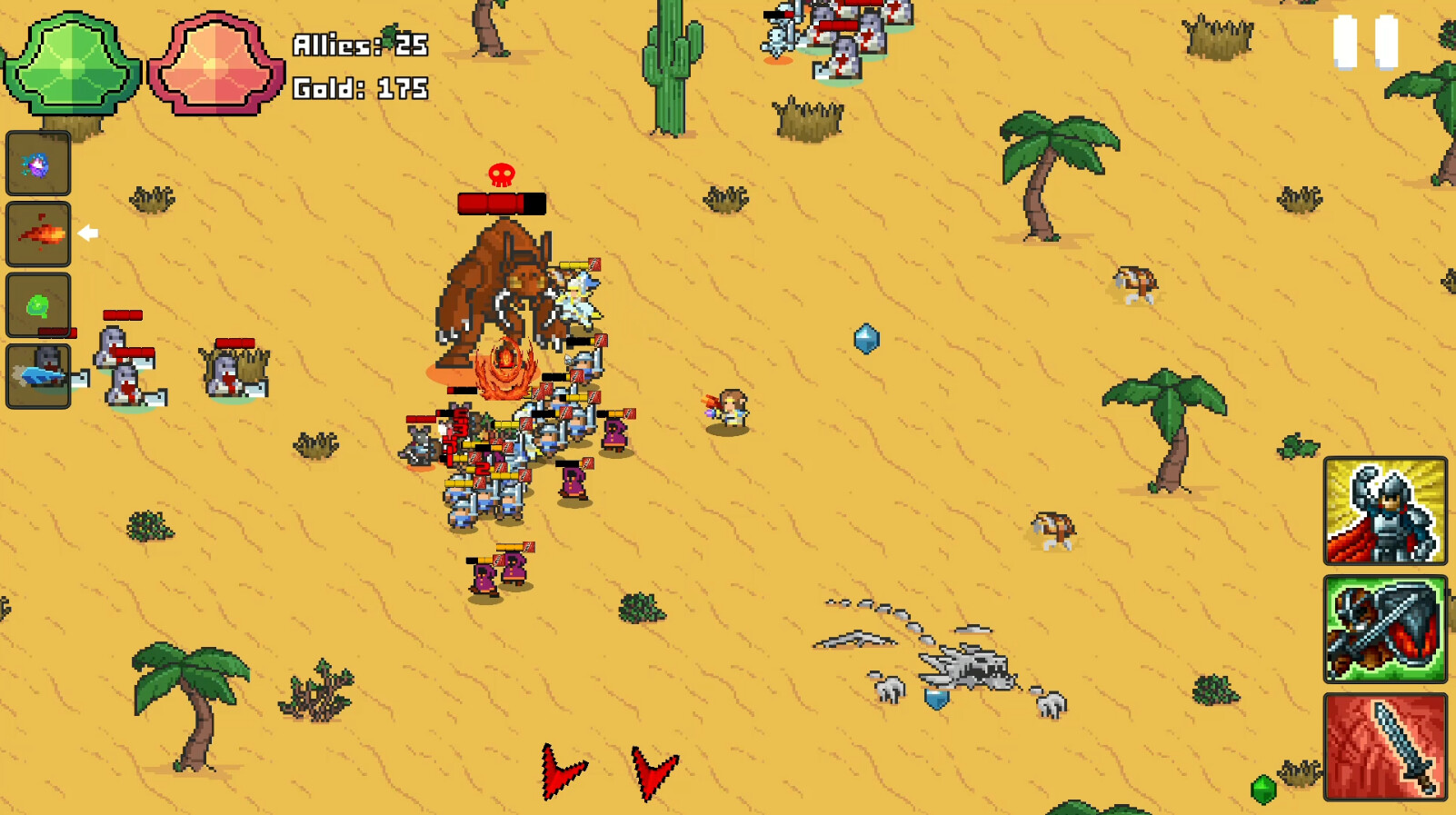 Battle for the Crystals screenshot 2