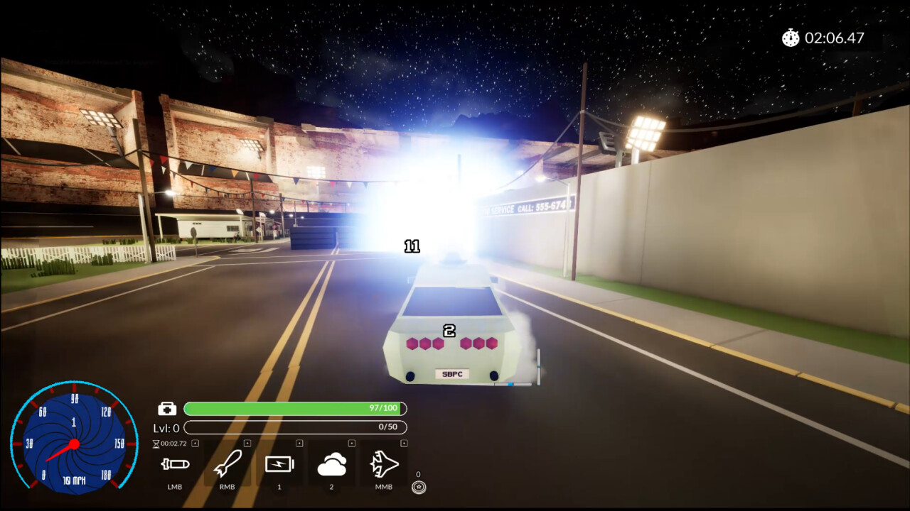 SUPER BATTLE POLYCARS screenshot 1