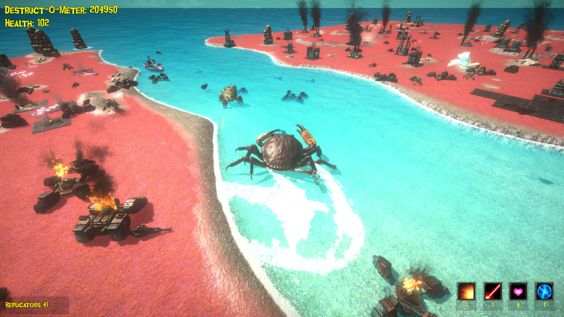 The Giant Crab in Space screenshot 4