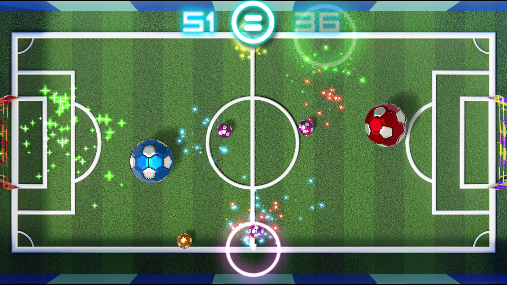 Glow Hockey screenshot 2