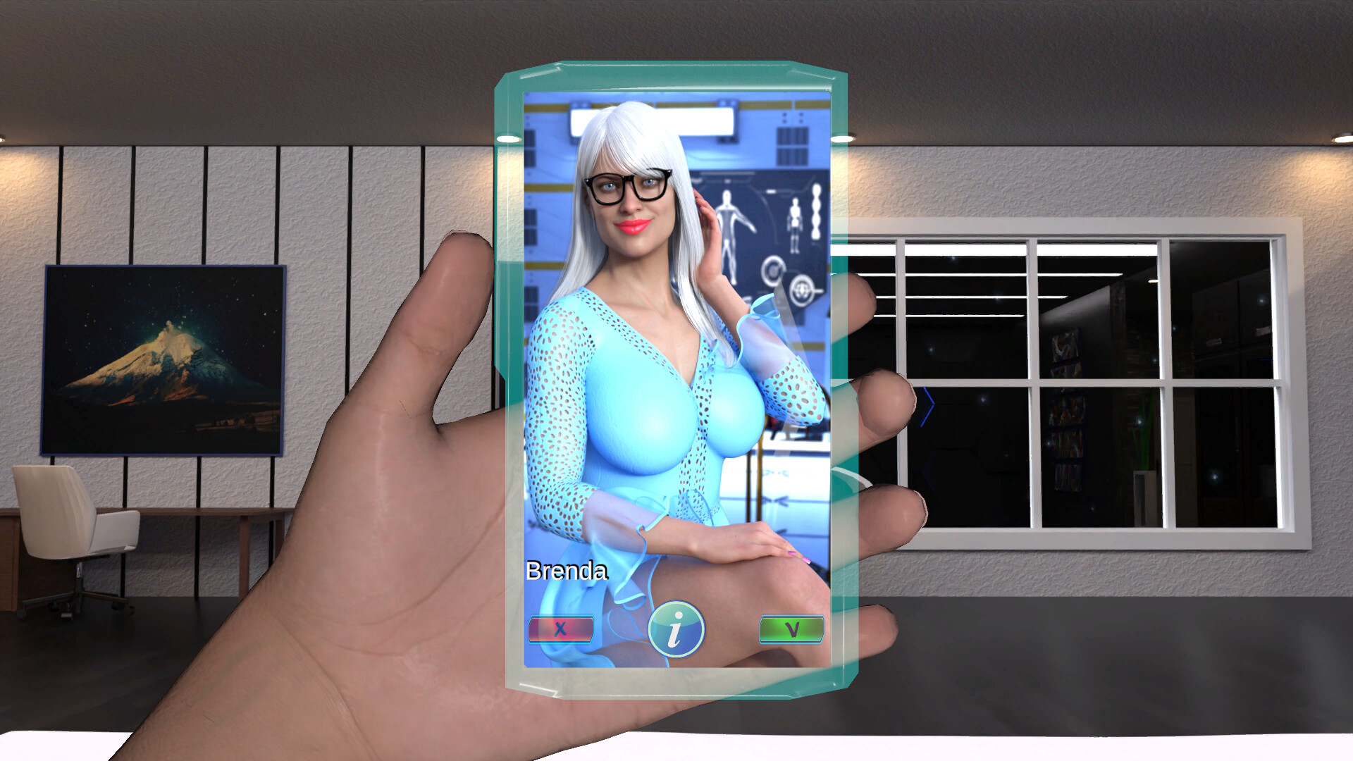 Galactic dating: Harem in space station screenshot 4