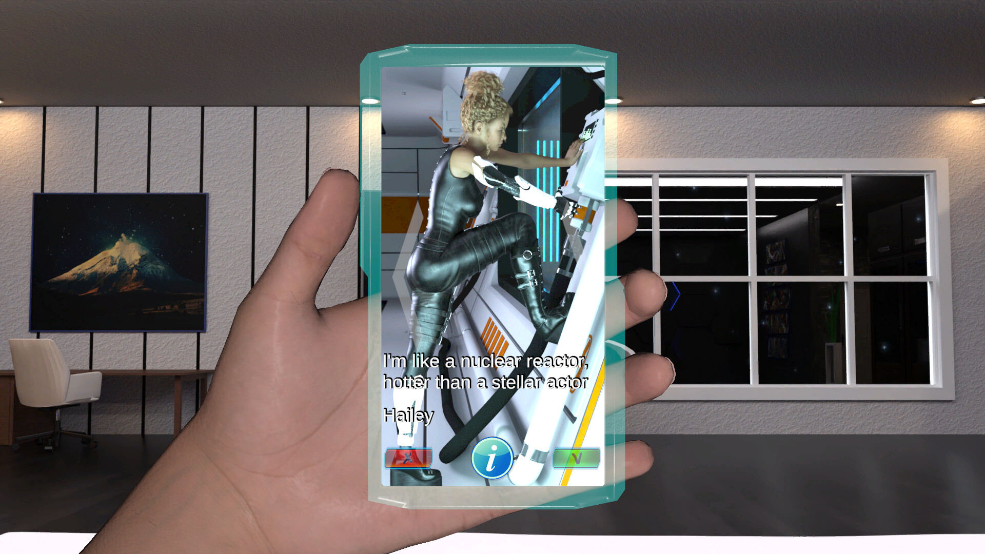Galactic dating: Harem in space station screenshot 3