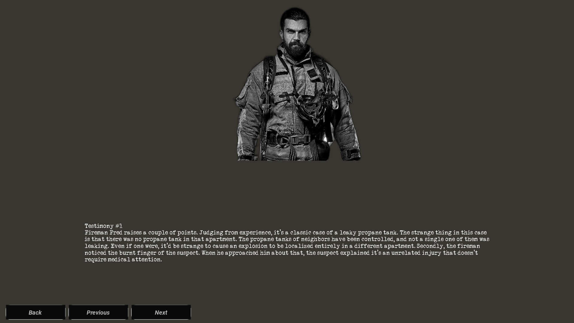Interrogator screenshot 2