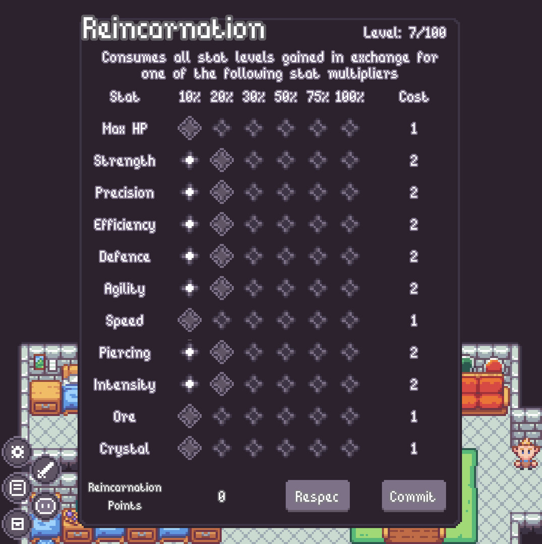 Reborn: An Idle Roguelike RPG screenshot 8