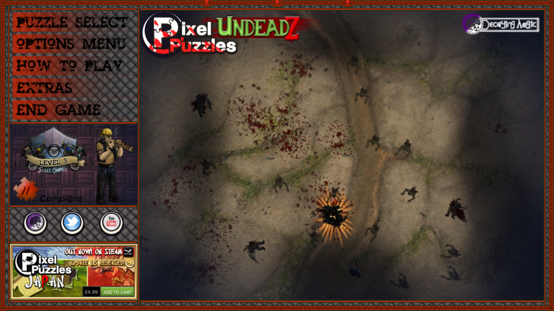 Pixel Puzzles: UndeadZ screenshot 10