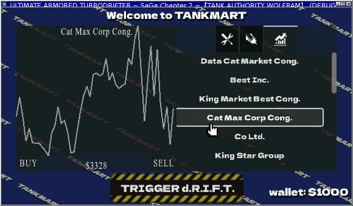 ULTIMATE ARMORED TURBODRIFTER ~ SaGa Chapter 2 ~【TANK AUTHORITY WOLFRAM】 screenshot 6
