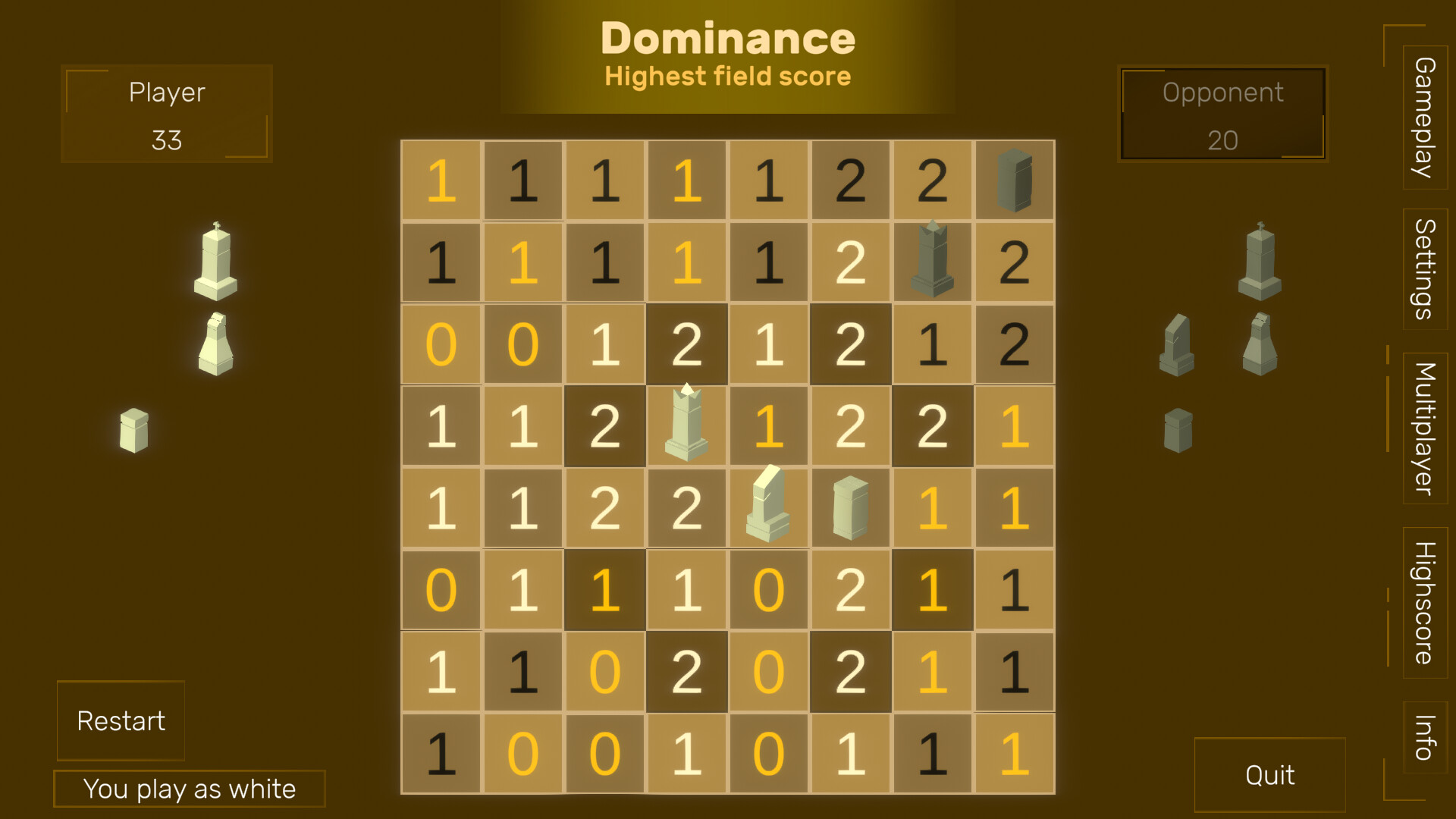 Dominance chess-like screenshot 4