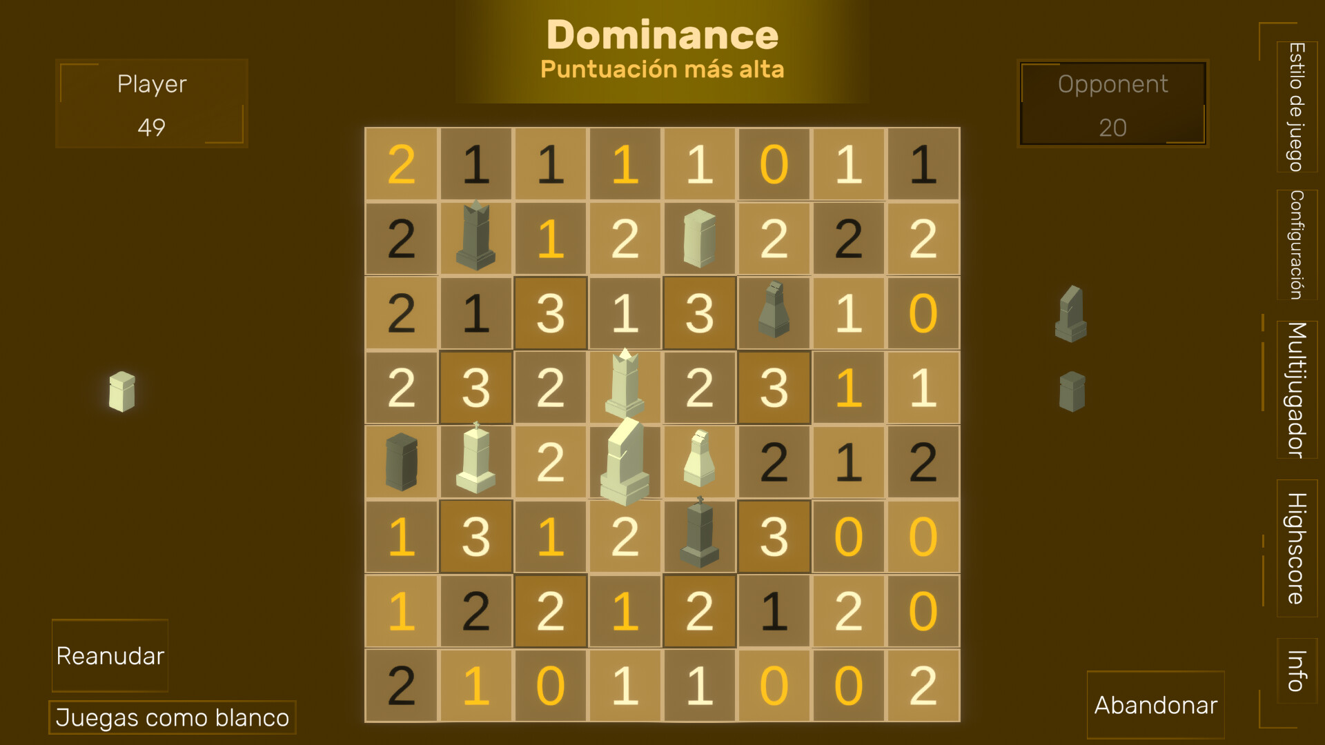 Dominance chess-like screenshot 5