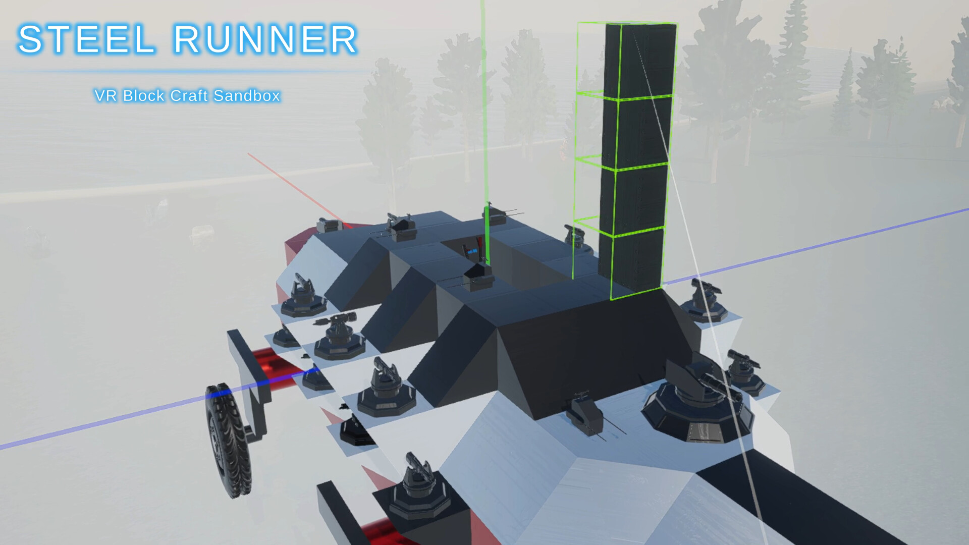 Steel Runner - VR Block Craft Sandbox screenshot 15