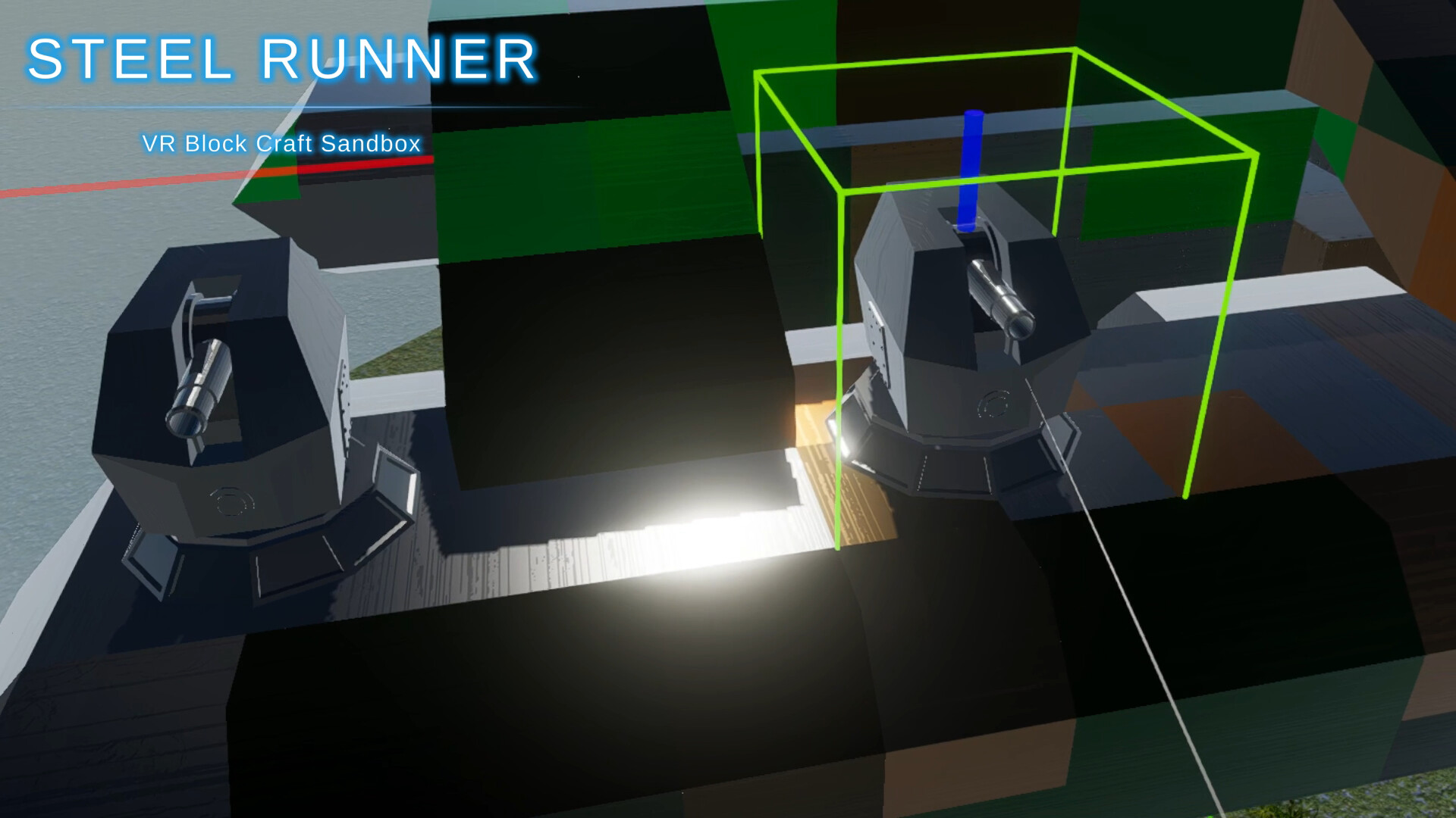 Steel Runner - VR Block Craft Sandbox screenshot 3