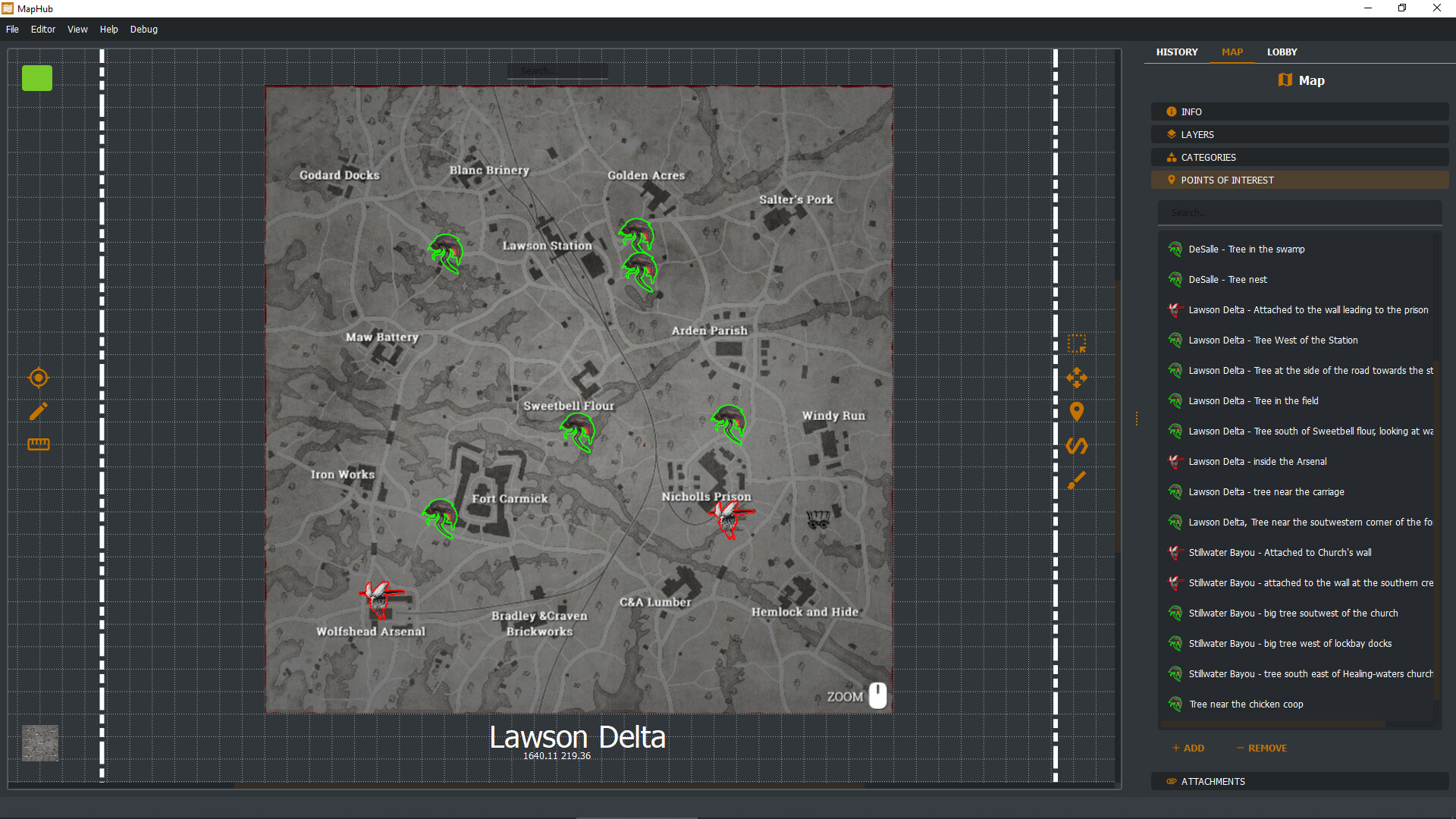 MapHub screenshot 2