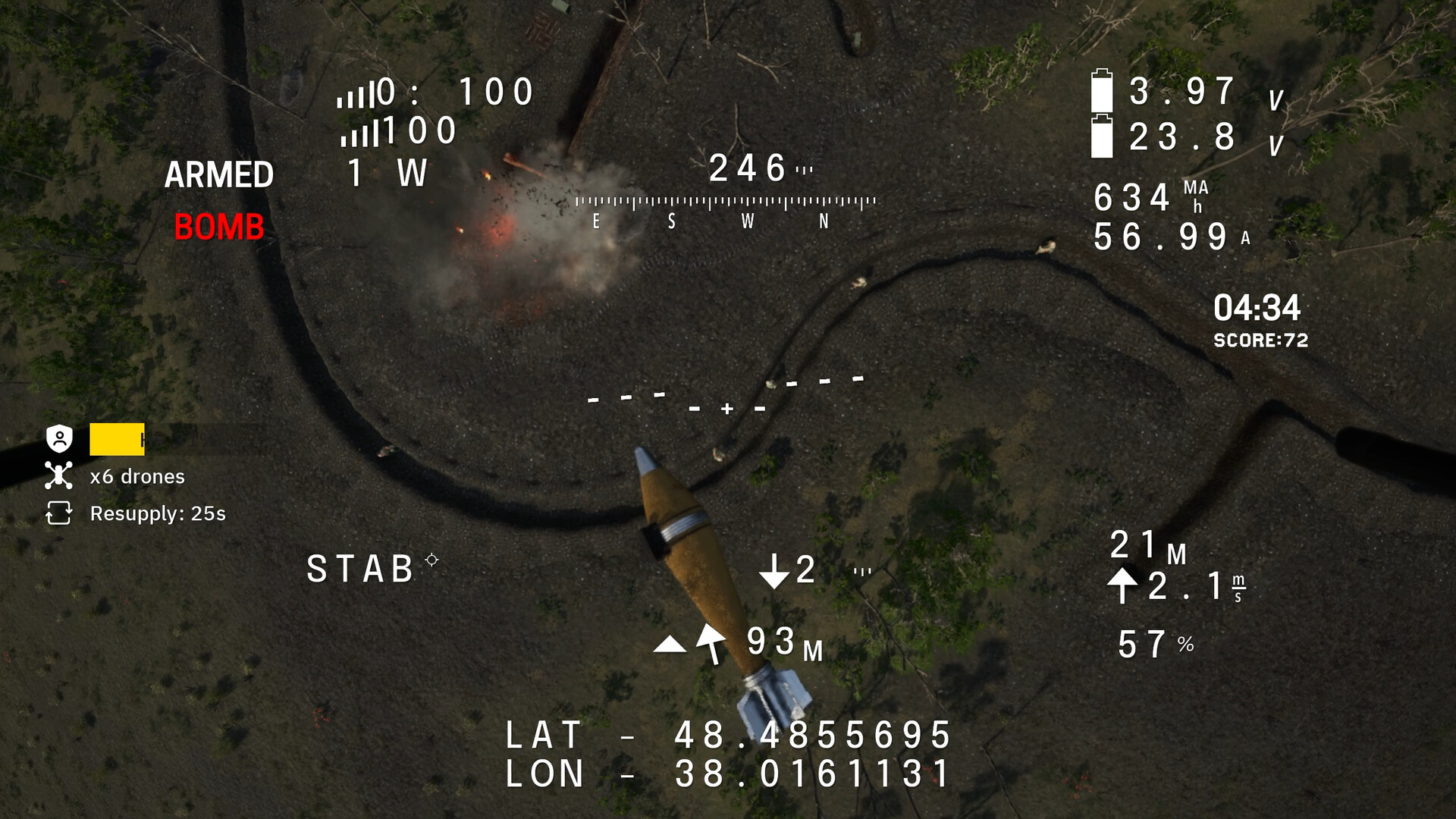 Ukrainian Fight Drone Simulator (UFDS) - FPV drone simulator screenshot 1
