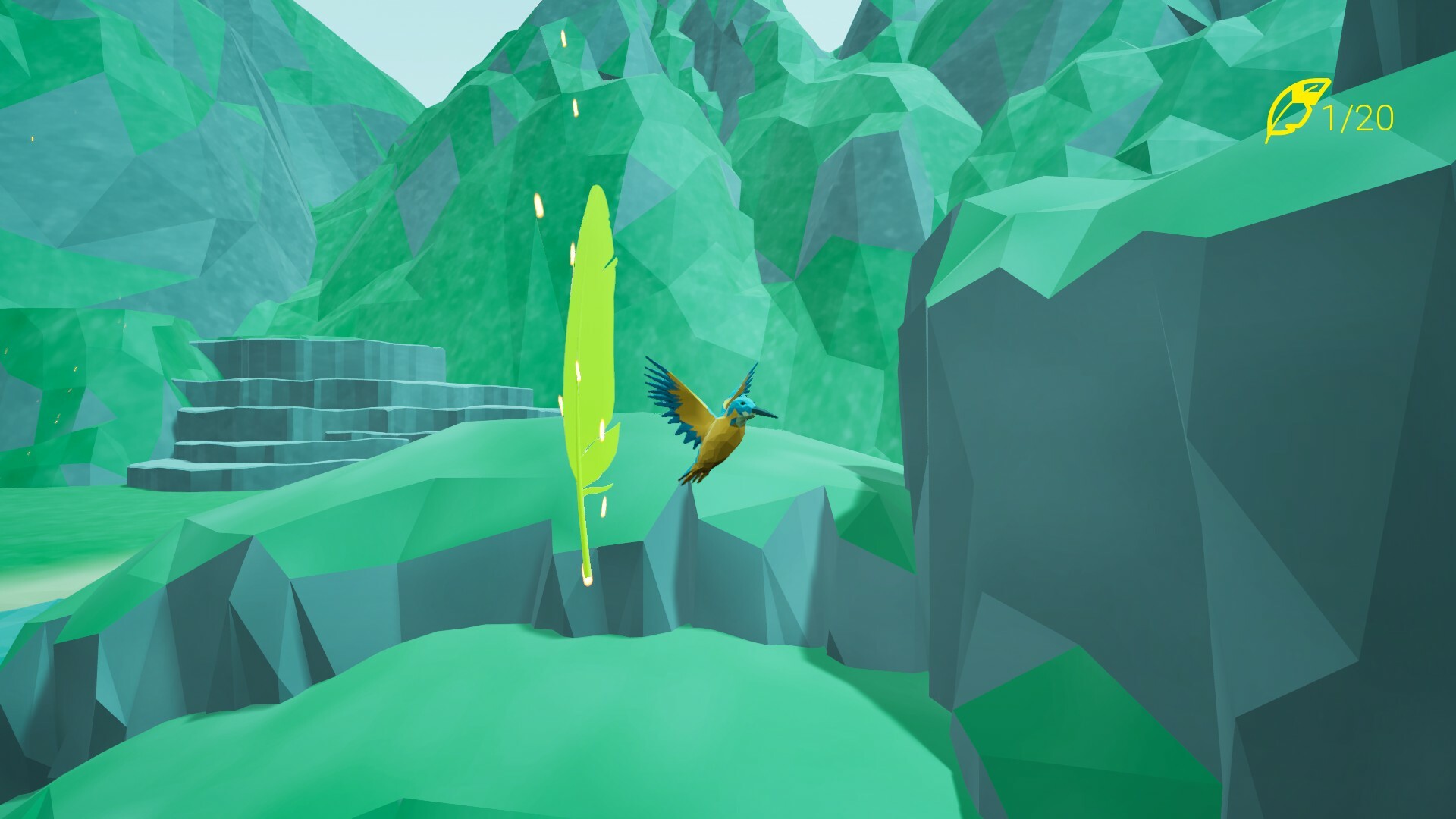 Bird Feather: Aquamarine World screenshot 1