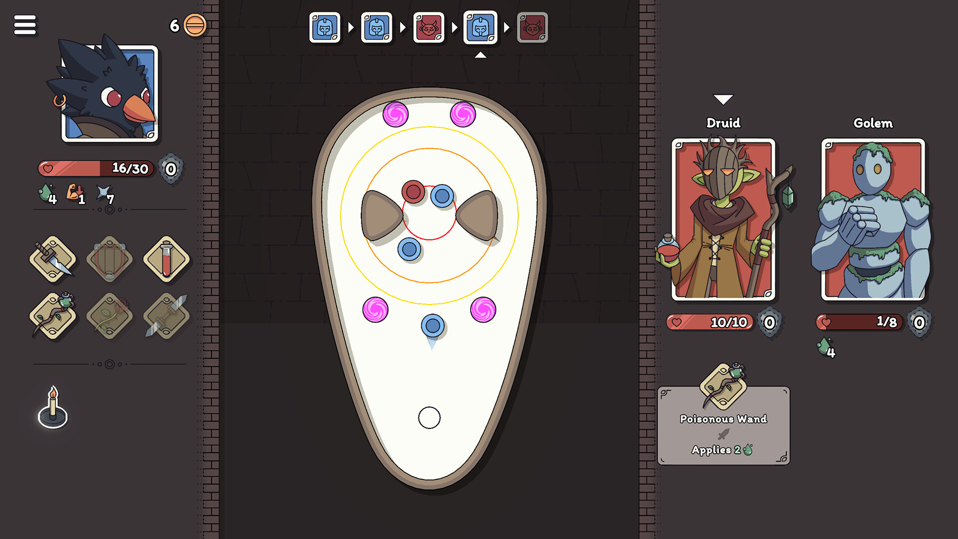 Curling in the Dungeon screenshot 1