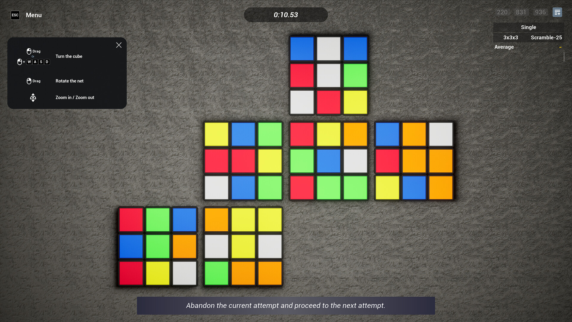 Unfolded Cube screenshot 1