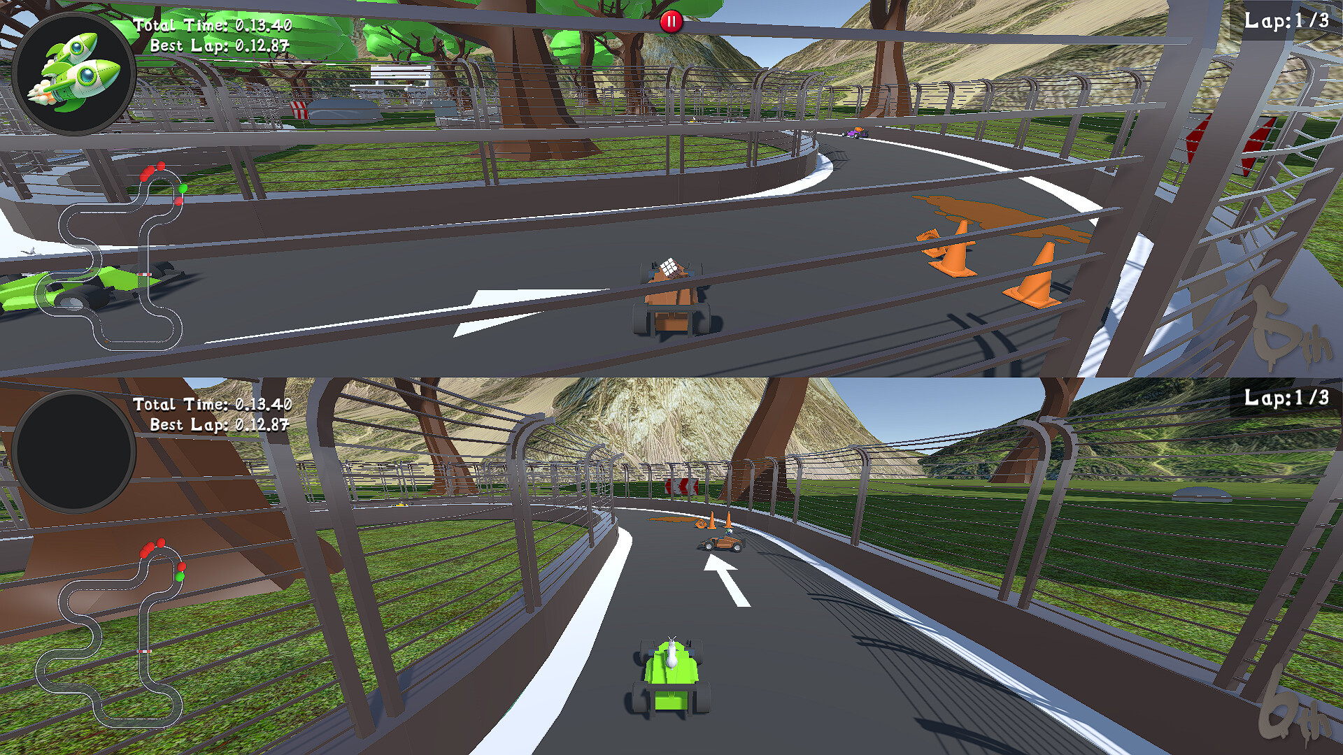 Booster Racers screenshot 1
