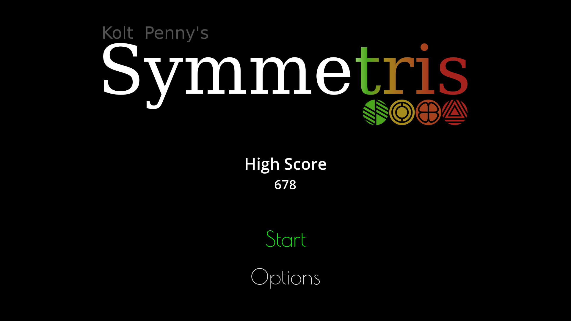 Kolt Penny's Symmetris screenshot 1