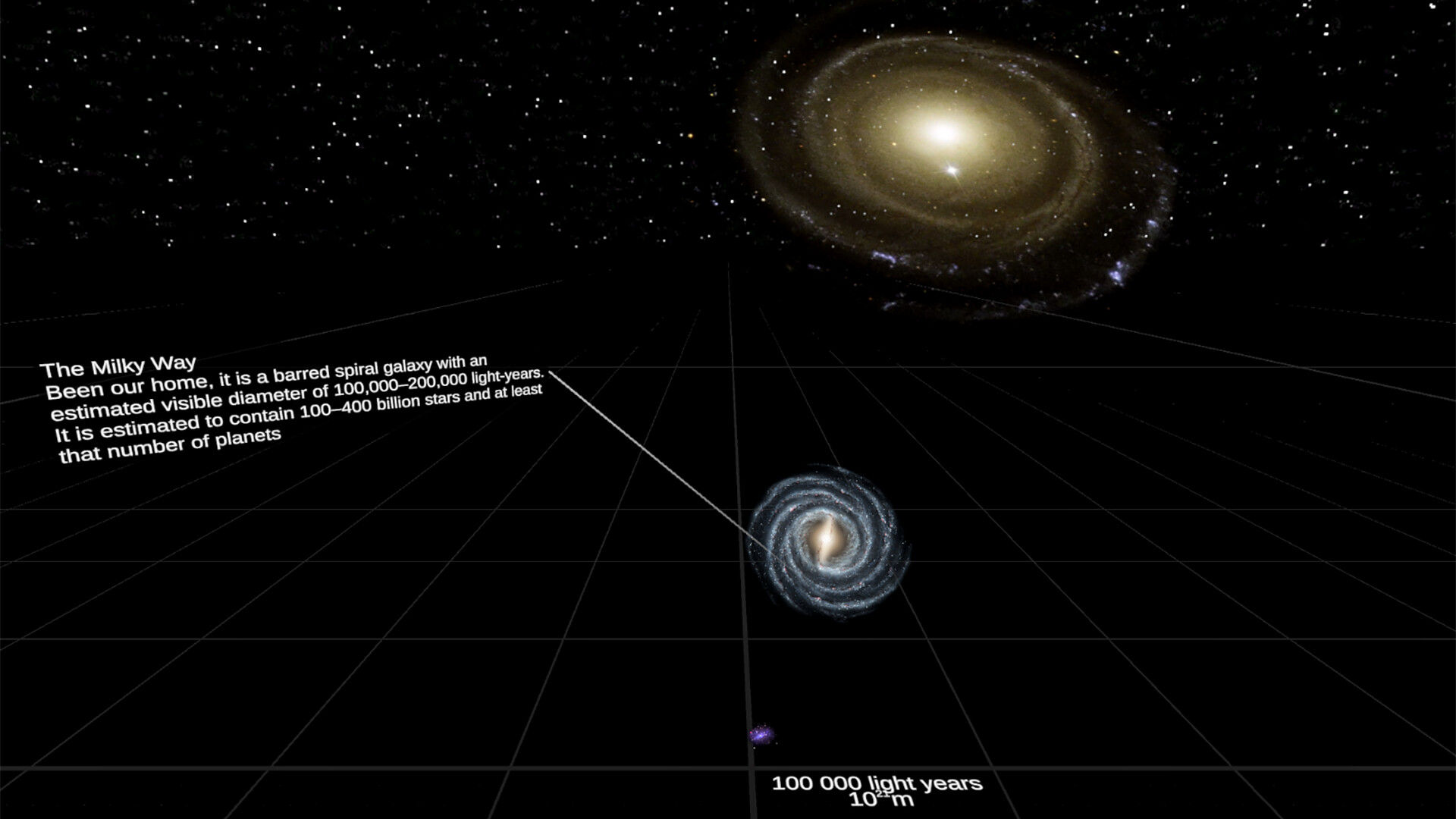 Universe Size Comparison VR screenshot 3