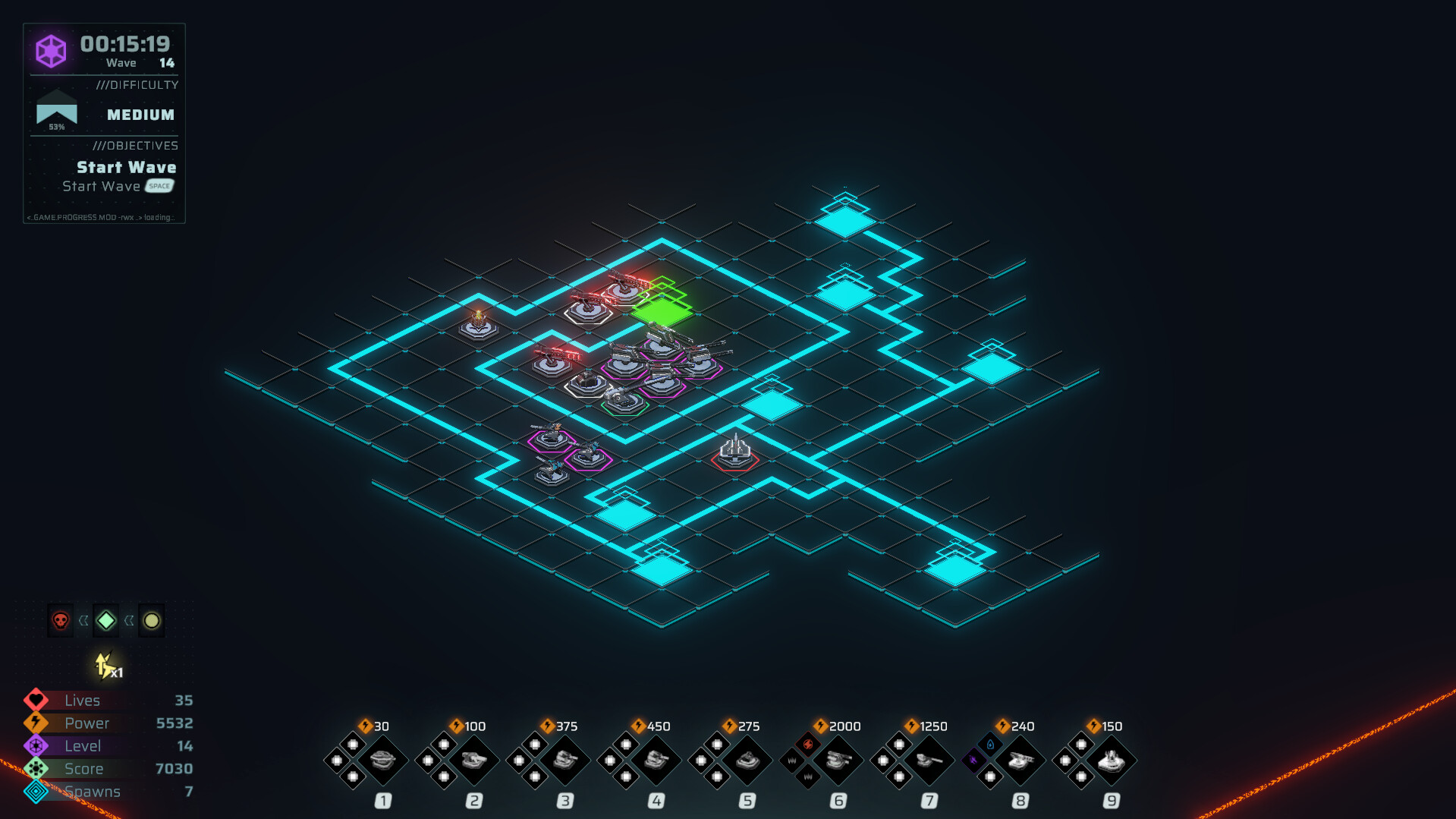 Neon Grid Defenders screenshot 8