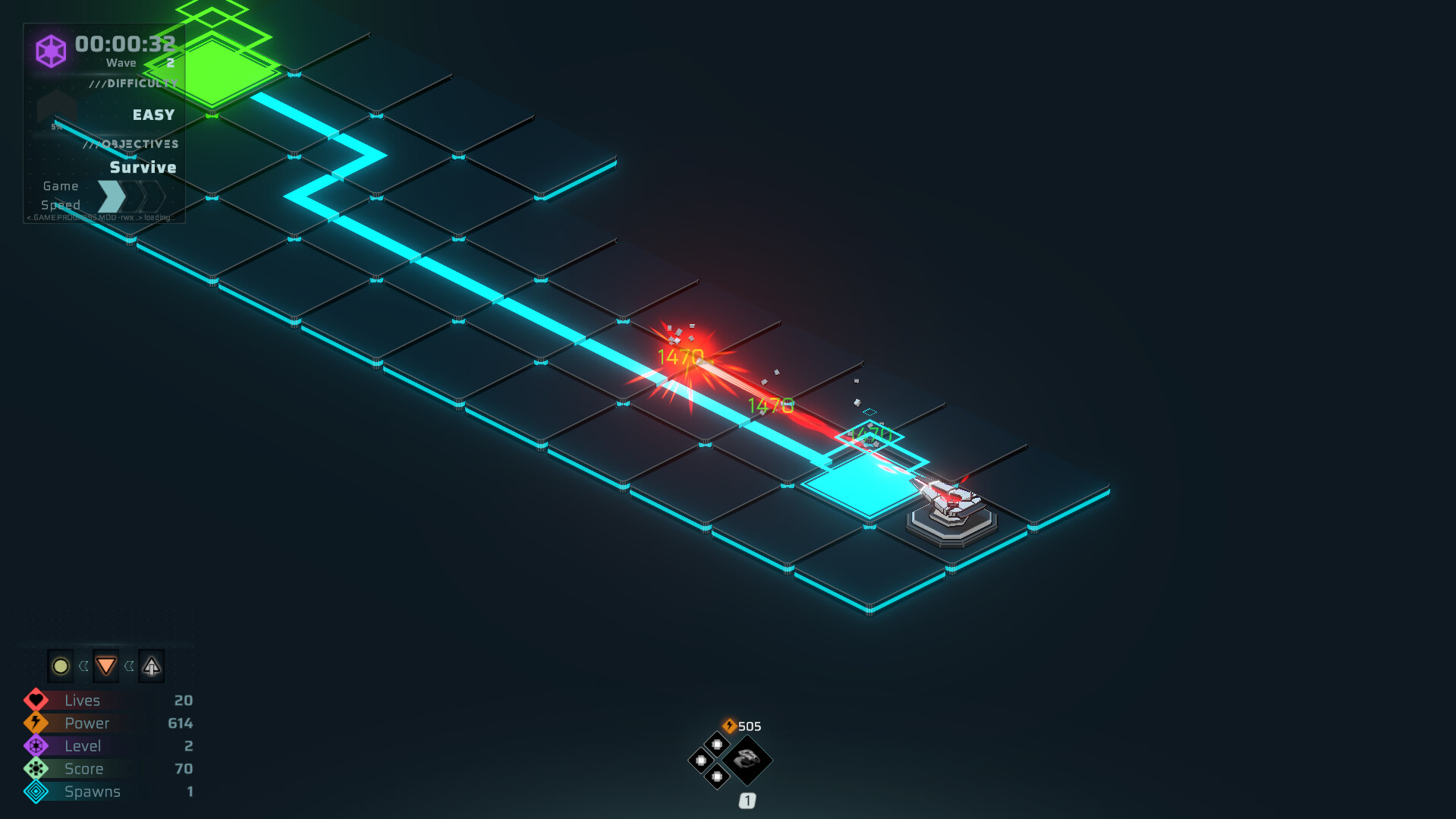 Neon Grid Defenders screenshot 12